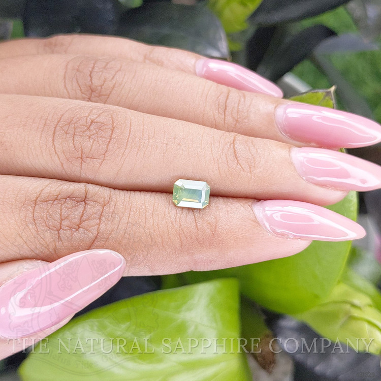 1.05 Ct. Yellowish Green Sapphire from Madagascar