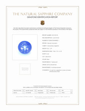 2.79 Ct. Sapphire from Burma (Myanmar) Scan Report