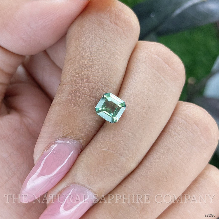 1.53 Ct. Bluish Green Sapphire from Madagascar