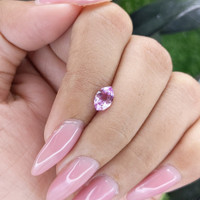 1.02 Ct. Purple Sapphire from Madagascar Life Style