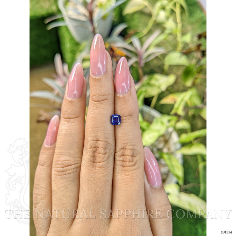 0.83 Ct. Violet Sapphire from Ceylon (Sri Lanka)