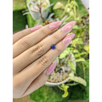 0.83 Ct. Violet Sapphire from Ceylon (Sri Lanka) Life Style
