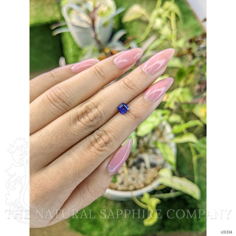0.83 Ct. Violet Sapphire from Ceylon (Sri Lanka)