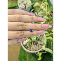 0.83 Ct. Violet Sapphire from Ceylon (Sri Lanka) Life Style