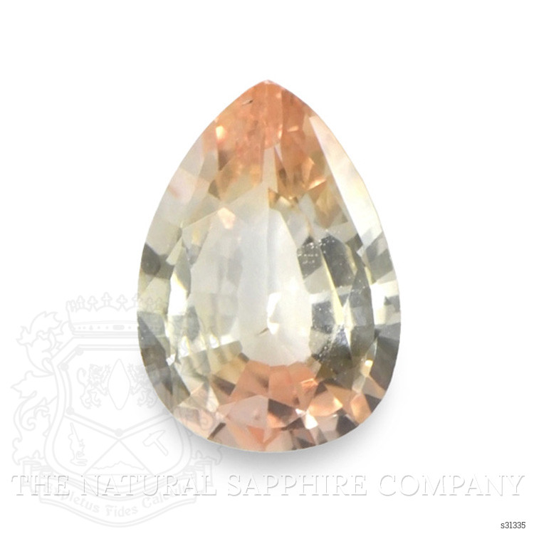 0.67 Ct. Peach Sapphire from Ceylon (Sri Lanka)
