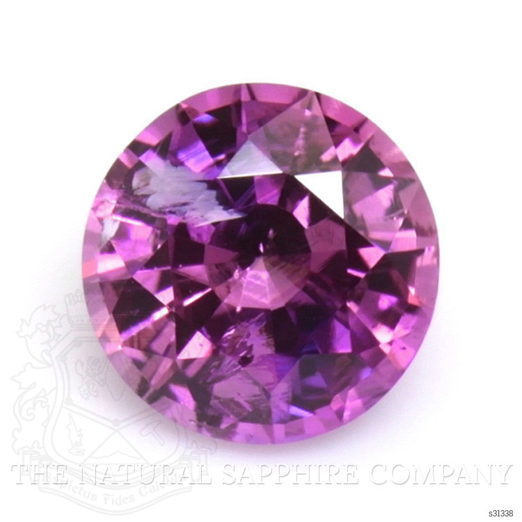 0.67 Ct. Pinkish Purple Sapphire from Ceylon (Sri Lanka)