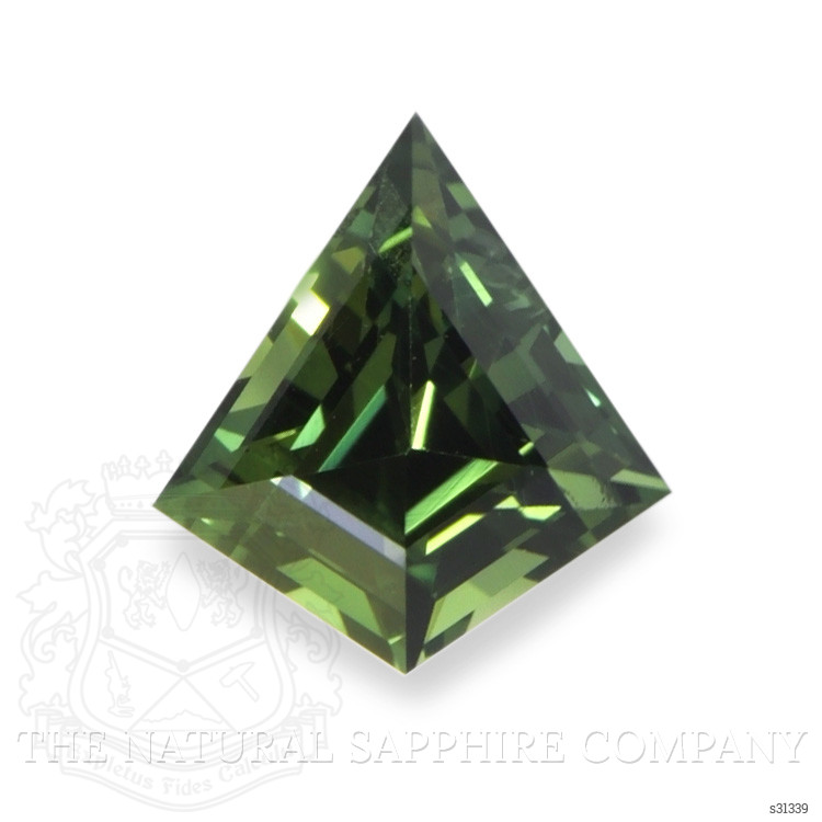 0.66 Ct. Green Sapphire from Ceylon (Sri Lanka)