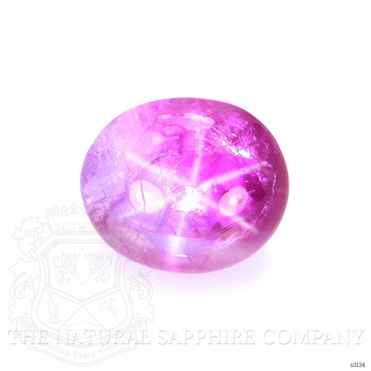 2.87 Ct. Pink Star Sapphire from Burma (Myanmar)