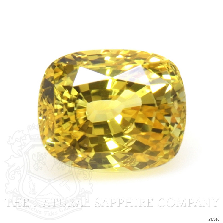 1.76 Ct. Orangish Yellow Sapphire from Ceylon (Sri Lanka)