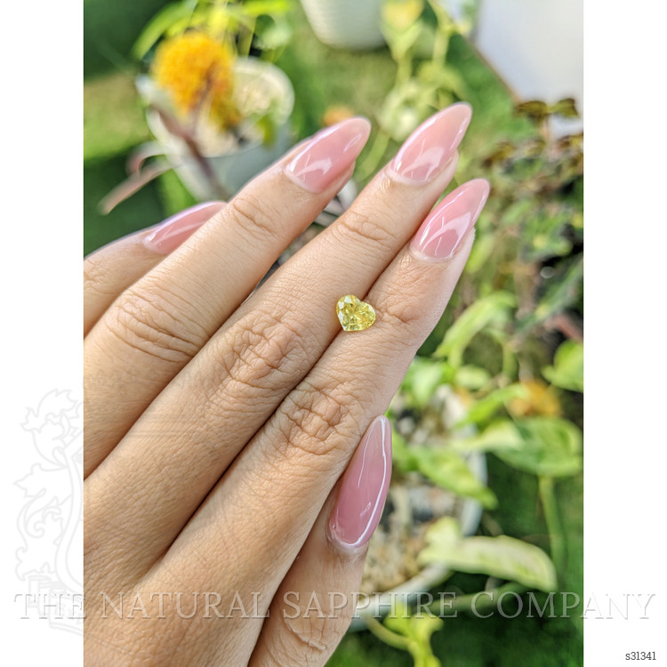 1.18 Ct. Yellow Sapphire from Ceylon (Sri Lanka)