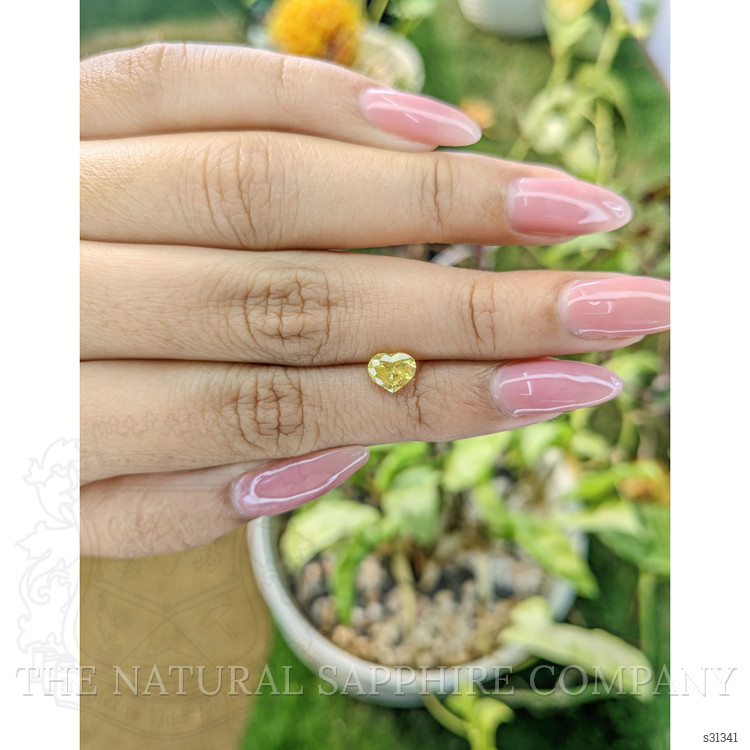 1.18 Ct. Yellow Sapphire from Ceylon (Sri Lanka)