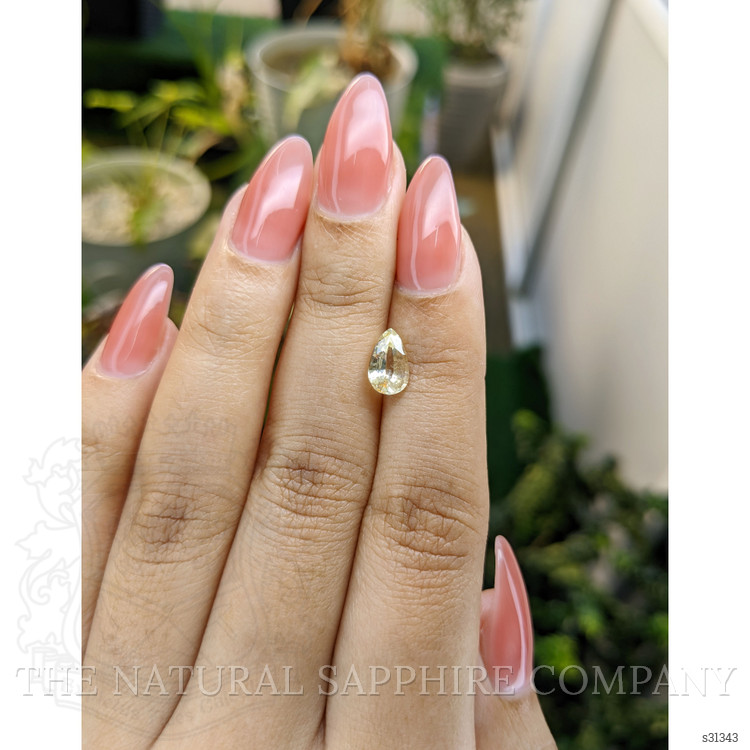 1.39 Ct. Yellow Sapphire from Ceylon (Sri Lanka)
