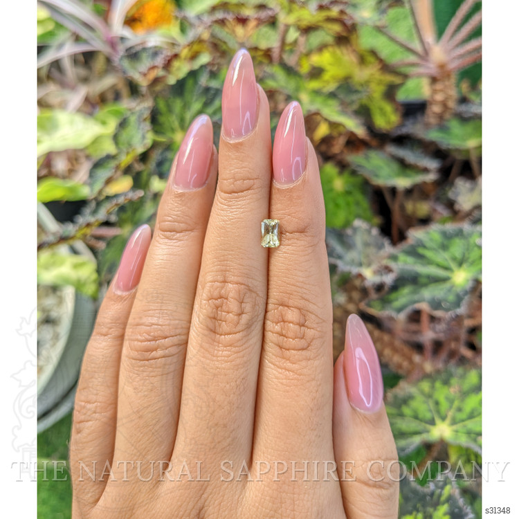 0.75 Ct. Yellow Sapphire from Ceylon (Sri Lanka)