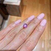 2.90 Ct. Pink Star Sapphire from Burma (Myanmar) Life Style