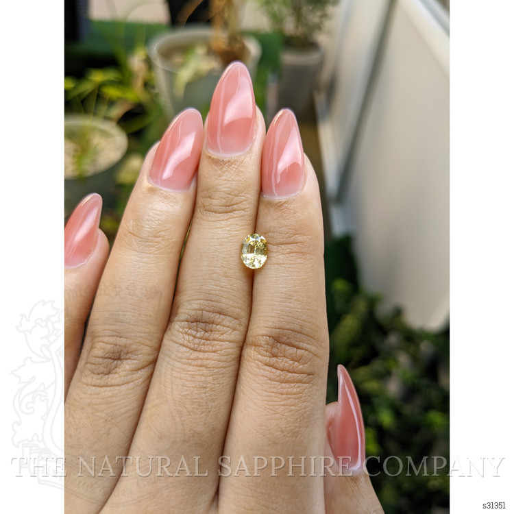 1.03 Ct. Yellow Sapphire from Ceylon (Sri Lanka)