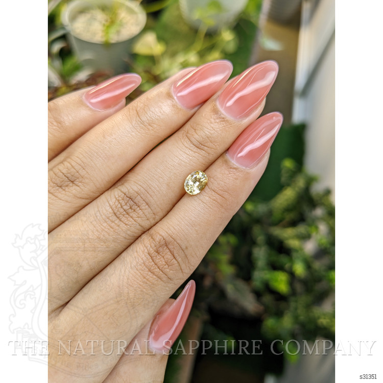 1.03 Ct. Yellow Sapphire from Ceylon (Sri Lanka)