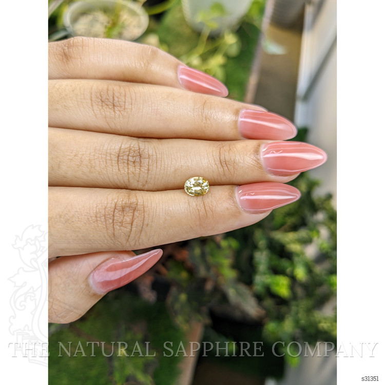 1.03 Ct. Yellow Sapphire from Ceylon (Sri Lanka)