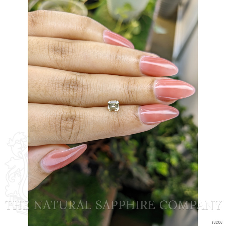 0.70 Ct. Yellow Sapphire from Ceylon (Sri Lanka)