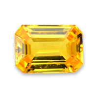 1.07 Ct. Orangish Yellow Sapphire from Ceylon (Sri Lanka) Video