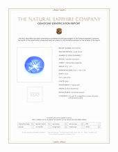 2.91 Ct. Sapphire from Burma (Myanmar) Scan Report