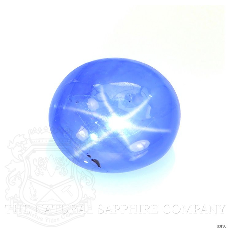 2.91 Ct. Blue Star Sapphire from Burma (Myanmar)