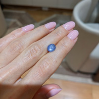 2.91 Ct. Blue Star Sapphire from Burma (Myanmar) Life Style