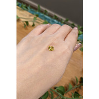 1.01 Ct. Orangish Yellow Sapphire from Ceylon (Sri Lanka) Life Style