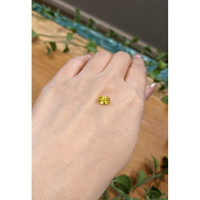 1.15 Ct. Orangish Yellow Sapphire from Ceylon (Sri Lanka) Life Style