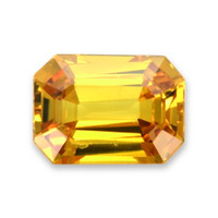1.22 Ct. Orangish Yellow Sapphire from Ceylon (Sri Lanka) Video