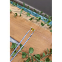 1.22 Ct. Orangish Yellow Sapphire from Ceylon (Sri Lanka) Life Style