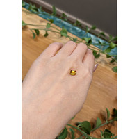 1.22 Ct. Orangish Yellow Sapphire from Ceylon (Sri Lanka) Life Style