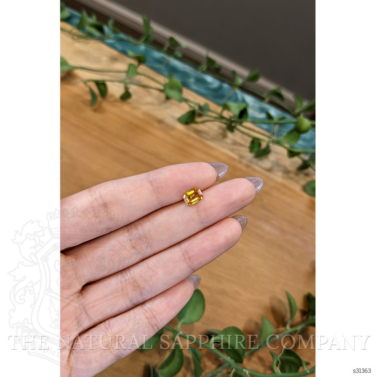 1.13 Ct. Yellow Sapphire from Ceylon (Sri Lanka)