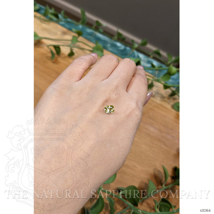 1.17 Ct. Yellowish Brown Sapphire from Ceylon (Sri Lanka)