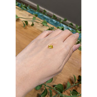 1.16 Ct. Orangish Yellow Sapphire from Ceylon (Sri Lanka) Life Style