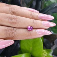 1.52 Ct. Pinkish Purple Sapphire from Madagascar Life Style