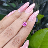 1.24 Ct. Purplish Pink Sapphire from Tanzania Life Style