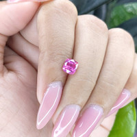 1.24 Ct. Purplish Pink Sapphire from Tanzania Life Style