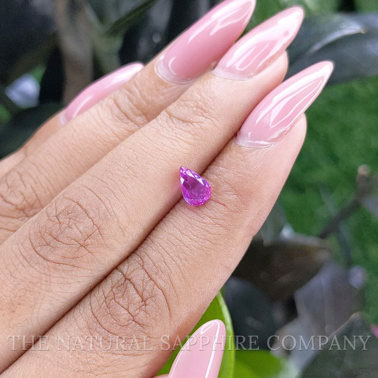 1.01 Ct. Pinkish Purple Sapphire from Tanzania