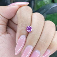 1.38 Ct. Pinkish Purple Sapphire from Tanzania Life Style