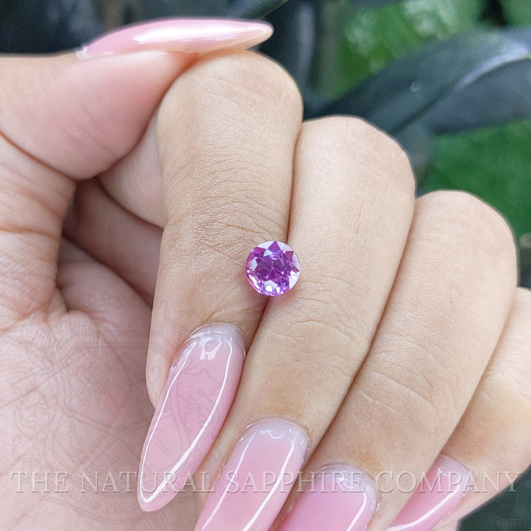 1.38 Ct. Pinkish Purple Sapphire from Tanzania