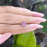 1.38 Ct. Pinkish Purple Sapphire from Tanzania Life Style