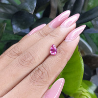 1.44 Ct. Purplish Pink Sapphire from Tanzania Life Style