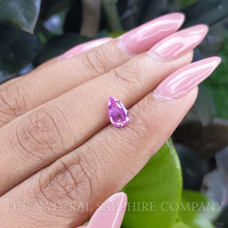 1.21 Ct. Pinkish Purple Sapphire from Tanzania