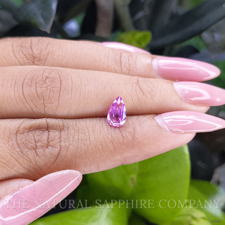 1.21 Ct. Pinkish Purple Sapphire from Tanzania