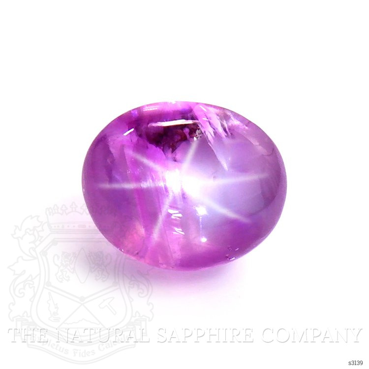 3.04 Ct. Pink Star Sapphire from Burma (Myanmar)