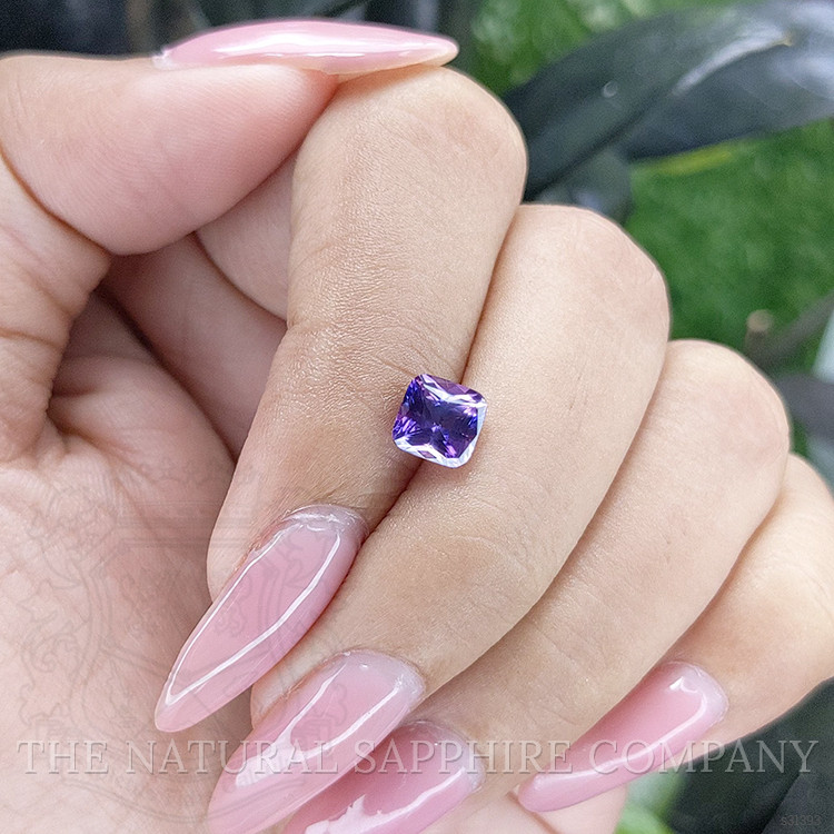 1.38 Ct. Bluish Purple Sapphire from Tanzania