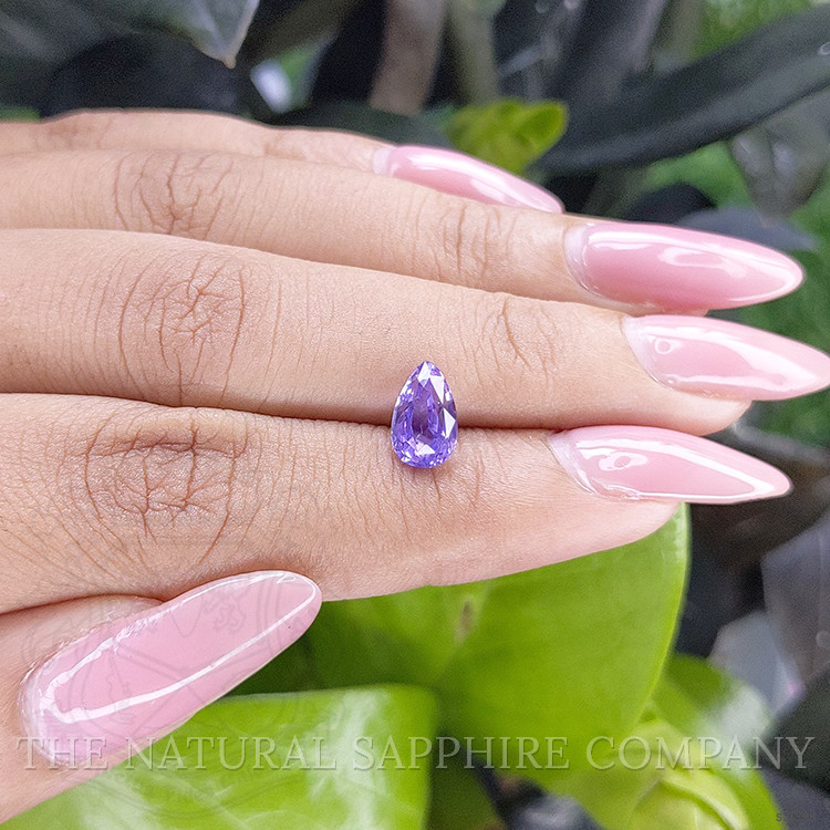 1.89 Ct. Bluish Purple Sapphire from Tanzania