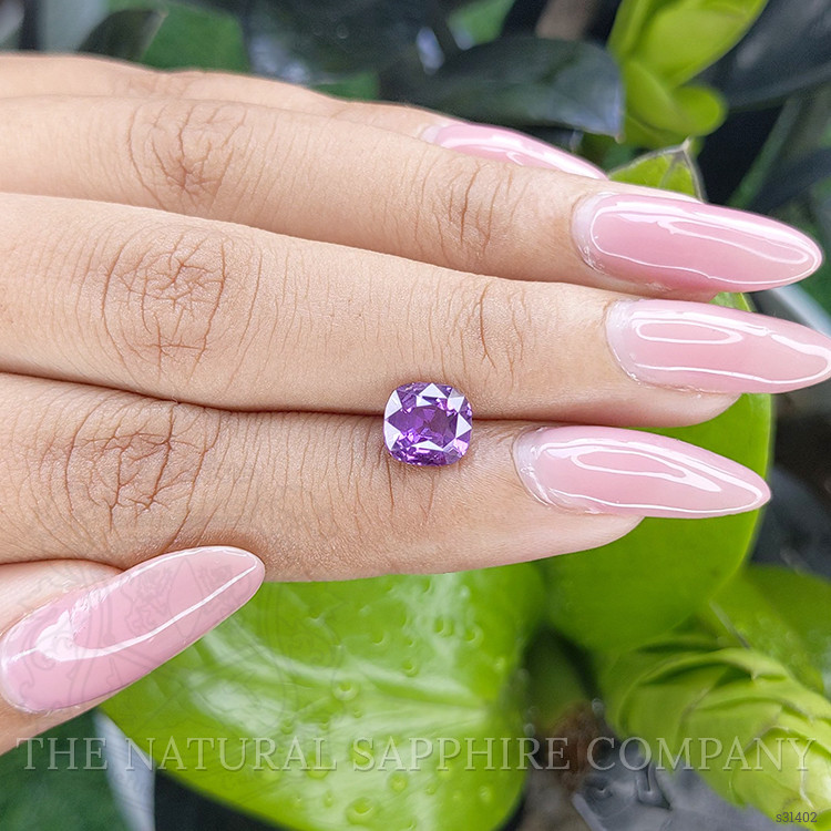 2.01 Ct. Purple Sapphire from Ceylon (Sri Lanka)