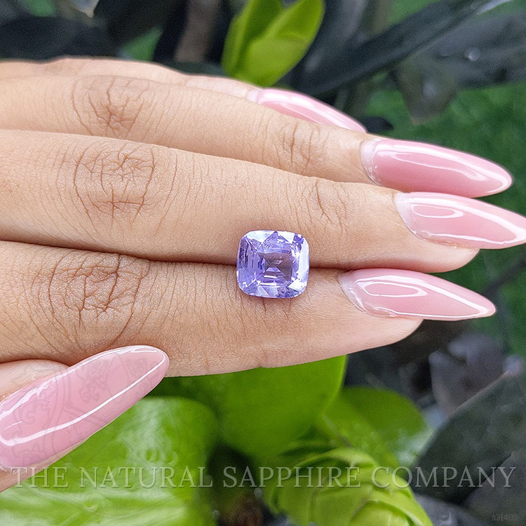 4.11 Ct. Bluish Purple Sapphire from Ceylon (Sri Lanka)