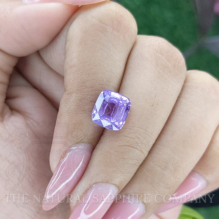 4.11 Ct. Bluish Purple Sapphire from Ceylon (Sri Lanka)